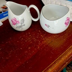 Royal Palatine Creamer and Sugar Bowl